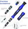 EasyTime 140 in 1 Precision Screwdriver Kit Professional Computer Laptop Repair Tool Set 120 Magnetic Bit and 20 Repair Tools Suitable for Cell Phone Iphone Tablet Macbook PC and Xbox Repair- Blue.