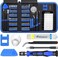 EasyTime 140 in 1 Precision Screwdriver Kit Professional Computer Laptop Repair Tool Set 120 Magnetic Bit and 20 Repair Tools Suitable for Cell Phone Iphone Tablet Macbook PC and Xbox Repair- Blue.
