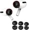 Lanwow Premium Memory Foam Tips for AirPods Pro. No Silicone Eartips Pain. Anti-Slip Eartips. Fit in The Charging Case, 3 Pairs (S/M/L, Black.