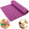 Webake Mini Round Silicone Molds, Semi Sphere Gummy Candy Molds, Baking Mat Cooking Sheet For Pets, Dog Treat Pan, Baking Mold Small Dot Cake Decoration, 140 Cavity (Purple-0. 8 Inch.
