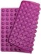 Webake Mini Round Silicone Molds, Semi Sphere Gummy Candy Molds, Baking Mat Cooking Sheet For Pets, Dog Treat Pan, Baking Mold Small Dot Cake Decoration, 140 Cavity (Purple-0. 8 Inch.