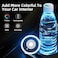 LEDCARE LED Car Cup Holder Lights, 7 Colors Changing USB Charging Mat Waterproof Cup Pad, LED Interior Atmosphere Lamp Decoration Light Inside Car Lighting Accessories (2pcs.