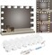 SICCOO Makeup Vanity Lights for Mirror, Hollywood Style LED Vanity Mirror Lights with 14 dimmable Bulbs, USB Cable, White.