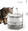 NPET WF050 Cat Water Fountain, Dog Water Dispenser, 1. 5L Super Quiet Automatic Pet Drinking Fountain with Faucet Kit.