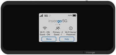 Inseego MiFi M2000 5G and 4G LTE Hotspot T-MobileAll Day Battery LifeWiFi 6 Technology.