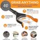 EZPIK 2 x 40"~100 cm Extra Long Litter Picker-Grabber, Heavy-Duty Rubbish Picker Grabber Stick, Extra Long Grabber Tool with Rotating Head, Foldable Reaching Aids for The Elderly with Magnet (2-Pack.