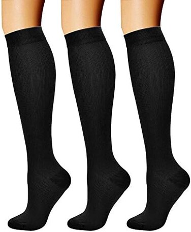 CHARMKING Compression Socks for WomenMen Circulation (8 Pairs15-20 mmHg is Best Support for Athletic Running,Cycling.