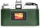 حقيبة BolinUS A-1، حقيبة نصفية مصنوعة يدويًا من الجلد الطبيعي لكاميرا Canon AE-1 A-1 (بدون مقبض) مع حزام يد (أخضر).