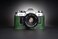 حقيبة BolinUS A-1، حقيبة نصفية مصنوعة يدويًا من الجلد الطبيعي لكاميرا Canon AE-1 A-1 (بدون مقبض) مع حزام يد (أخضر).