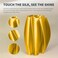 OVERTURE Silk Filament PLA 1. 75mm Clog-Free Shiny 3D Printer Consumables, 1kg Spool (2. 2lbs, Dimensional Accuracy/- 0. 03 mm, Fit Most FDM Printer(Silk Gold.