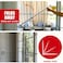 SECURITYMAN Sliding Door Security Bar - Child Proof Lock - Fits Most DoorsWindows - Adjustable (19"- 51"(White.