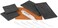 GLUETREAD MORE TREAD MORE TRACTION External Patch Kit - for Tubeless Tires - No Need to Remove Tire - Kit Includes Enough Material to Patch 4 Tires - ATV Sidewall Repair Kit.