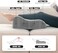 LightEase Leg Elevation Pillow, Memory Foam Leg Elevating Support Wedge Pillow for Sleeping, Reading, Rest, Surgery, Injury, Relieve Back Hip Knee Pain, Improve Blood Circulation, Reduce Swelling.