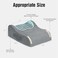 LightEase Leg Elevation Pillow, Memory Foam Leg Elevating Support Wedge Pillow for Sleeping, Reading, Rest, Surgery, Injury, Relieve Back Hip Knee Pain, Improve Blood Circulation, Reduce Swelling.