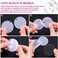 Audab Acrylic Keychain Making Kit, 108pcs Clear Acrylic Blanks, RingsJump Rings, DIY Crafts, TeenAdult.