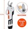 LIGO Cordless Pruning Shears for Thick Stems7. 2V Fast-Charging Battery Trims 1/2" BranchesSafety LockNon-Slip HandleRose/Bush/Shrub Trimmer.