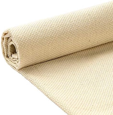 Pllieay Punch Needle Cloth Fabric Linen Needlework Fabric for Punch Needle Embroidery Rug-PunchPinch Needle, 70cm x 49cm.
