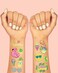 xo, Fetti Summer Pool Party Temporary Tattoos for Kids - Glitter stylesBirthday Party Supplies, Beach Party FavorsTropical Decor.