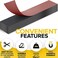 X-bet MAGNET ic Strips with Adhesive Backing - ic Tape for Crafts - Tool and Knife Strips for Kitchen, Garage and Garden - Adhesive ic Tool Holder Strip for Wall.