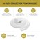 LOSTRONAUT 2. 5 Inch x 10 Feet Dust Collection Hose - Flexible Clear PVC Heavy Duty Puncture Resistant Dust Debris Fume Hoses - Reinforced With Coated Wire Helix.