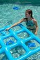Poolcandy Inflatable Waterproof Jumbo Tic Tac Toe Game.