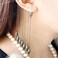 CSIYANJRY99 Gold Silver Long Tassel Ear Cuff Chain Earrings,Punk Retro Ear Crawler Earrings,Hip Hop Ear Wrap Droping Earrings for Women Gifts.