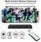 مفتاح HDMI للتثبيت في الرف MT-VIKI، مفتاح HDMI بـ 8 منافذ، 8 مداخل ومخرج واحد، يدعم دقة 4K بمعدل 60 هرتز (4:4:4، HDCP2.2). مفتاح RS232 تلقائي للتثبيت في الرف، مسح تلقائي (8x1).