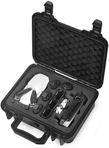حقيبة LEKUFEE المحمولة المقاومة للماء والصلبة متوافقة مع ملحقات DJI Mavic Mini SE/DJI Mavic Mini 1 و DJI Mini SE (الحقيبة فقط).