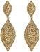 Flyonce Women's Rhinestone Crystal Wedding Bridal 2 Leaf Drop Dangle Chandelier Earrings, Crystal.