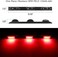 iJDMTOY Smoked Lens 9-LED Rear Truck Bed Mounted Center Tailgate Running Light Bar, Compatible with 1999-2010 Ford F-250 F-350 F-450 DRW, Also Fit Other Truck/Pickup.