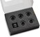 Odestar EKWB EK-Quantum Torque HDC-16 Compression Fitting Rigid Tubing, 16mm OD, Black, 6-Pack.