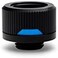 Odestar EKWB EK-Quantum Torque HDC-16 Compression Fitting Rigid Tubing, 16mm OD, Black, 6-Pack.
