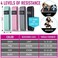 Vergali Resistance Bands for Working Out with Workout Bands Guide. 4 Booty Bands for Women Men Fabric Elastic Bands for Exercise Bands Resistance Bands for Legs Bands for Working Out Hip Thigh Glute B