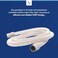 Snugell CPAP Tube by6-Foot Universal CPAP TubingCompatible with All Major CPAP Machines and Most CPAP, BiPAP and BiLevel Device Brands.