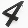 BetLight 6 Inch House Numbers- Modern Floating Stainless Steel Home Address Number Elegant Black Finish,Number 7.