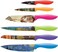 CHEF's VISION Masterpiece Knife Set -6-Piece Stainless Steel Cutting Knives Set for Kitchen - Stunning Artistic Designs, Great Gift for Women or Men - Unique Kitchen Knife Set Gift for Art Lovers.