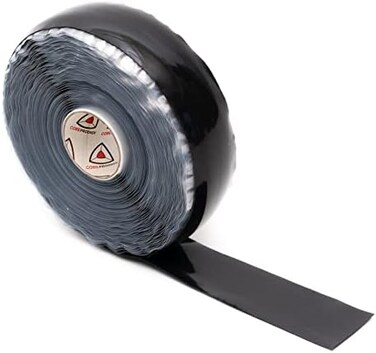 Core Prodigy Fusion Grip Tape - Silicone Rubber Wrap for Pull Up Bars, Barbells, Dumbbells, Sports and Gym Equipment, and Tools (36 Foot, Black.