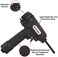 Air Locker AP700-44US-KIT Heavy Duty Professional Air Punch Nailer/Nail Remover/Nail Puller with US S7 Steel Piston Driver. 1/4 Inch NPT Thread Air Inlet. 80-120 PSI Pneumatic Nailer Removes 9-16.