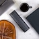 HIGHERHUMAN 7 Day Weekly Pill Organizer 2. 0 by mbarc - Premium Stylish Aluminum and Wood Large Capacity Pill Box for Supplements, Pills, Vitamins and Medication. (Steel Grey.
