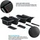 RUIYA for Macan Accessories 2015Porsche Macan Door Storage Box 2015-2024 Porsche Macan Door Tray Organizer Secondary Storage Box Compatible with 2015-2021 2022 2023 2024 Porsche Macan S/T/GTS(4 Packs.