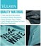 Vulken Extra Large Teal Blue Thick Hooded Beach Towel Changing Robe. Surf Poncho Women for Easy Change in Public. Quick Dry Microfiber Toweling for The Beach, Pool, Lake, Water Park. S/M.