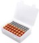 ALCYON Battery Organizer Storage Box, Garage Case Holder for 24* AA, 30* AAA Batteries (Bag Not Include Batteries Pack.