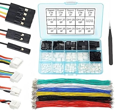 elechawk GH1. 25 to Dupont2. 54 Pre-Crimped Cables and Connectors Kit Compatible with JST GH 1. 25mm for Pixhawk4 Pixhawk 6C 6X 20cm Silicone Wire.