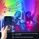 Micomlan Music Sync Color Changing 5050 RGB LED Strip Lights (82ft/25m,3 Button, App, Remote, Mic.