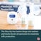 Ameda MYA Joy Double Electric Breast PumpAccessories, Handsfree Compact, Lightweight Tabletop or Portable Breastfeeding Pump, Hospital Strength, w/HygieniKit Milk Collection System.