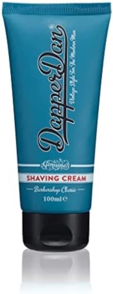 Dapper Dan Shave Cream,Men's Shaving Cream With Sandalwood Fragrance Reduces Irritation And Leaves Skin Feeling Soft And Hydrated 1 x 100 ml.