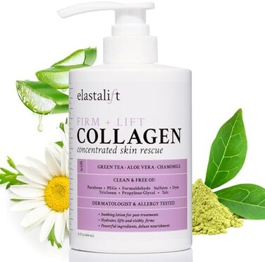 Elastalift Collagen Cream Skin Care Face LotionBody Lotion For Dry SkinSkin Tightening Cream Collagen Firming Lotion Body Moisturizer Lifts, Firms,Tightens For Younger Looking Skin, 15 Fl Oz.