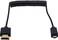 Duttek Micro HDMI to HDMI Coiled Cable, 1. 2M/4FT, Compatible with Camera, Raspberry Pi, Portable Monitor, 4K, 3D, ARC.