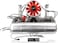 FRANZIS 67140 - Porsche 911 Boxermotor, originalgetreuer Motorbausatz des klassischen, luftgek&uuml;hlten 6-Zylinder Motors im Ma&szlig;stab 1:4, inkl. Soundmodul, Anleitung und 86-seitigem Begleitbuch.