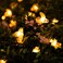 Brightown Solar Garden String Lights 9. 5M/31FT 50 LED Bee Outdoor Fairy String Lights with 8 Modes, Waterproof Honey Bee Lights for Flower Fence, Yard, Summer Party, Wedding, Warm White [Energy Class